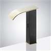 Fontana Black And Gold Tall Waterfall Automatic Smart Sensor Faucet